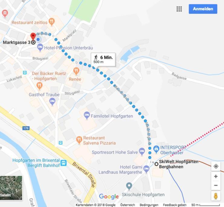 Appartement Der Buergerbote Zur Hohen Salve Hopfgarten im Brixental Exteriér fotografie